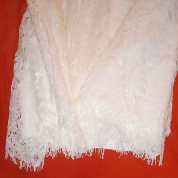 DAVID'S BRIDAL WOMEN'S LACE DRESS - Picture 7 of 10